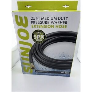 Heavy Duty 1/4" x 25FT Pressure Washer Extension Hose for Sun Joe SPX 25H